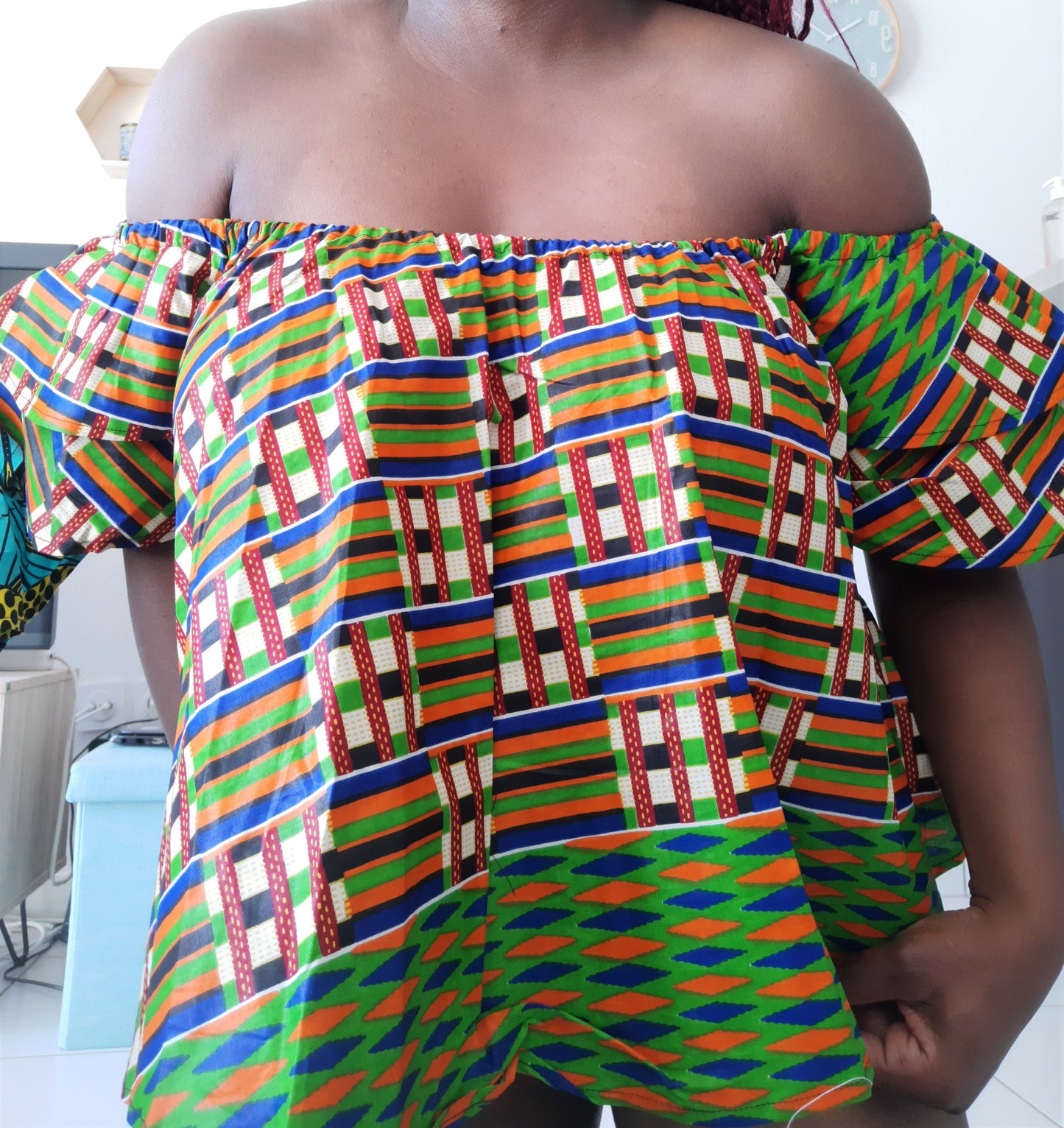 Top en tissu Kenté Ghana