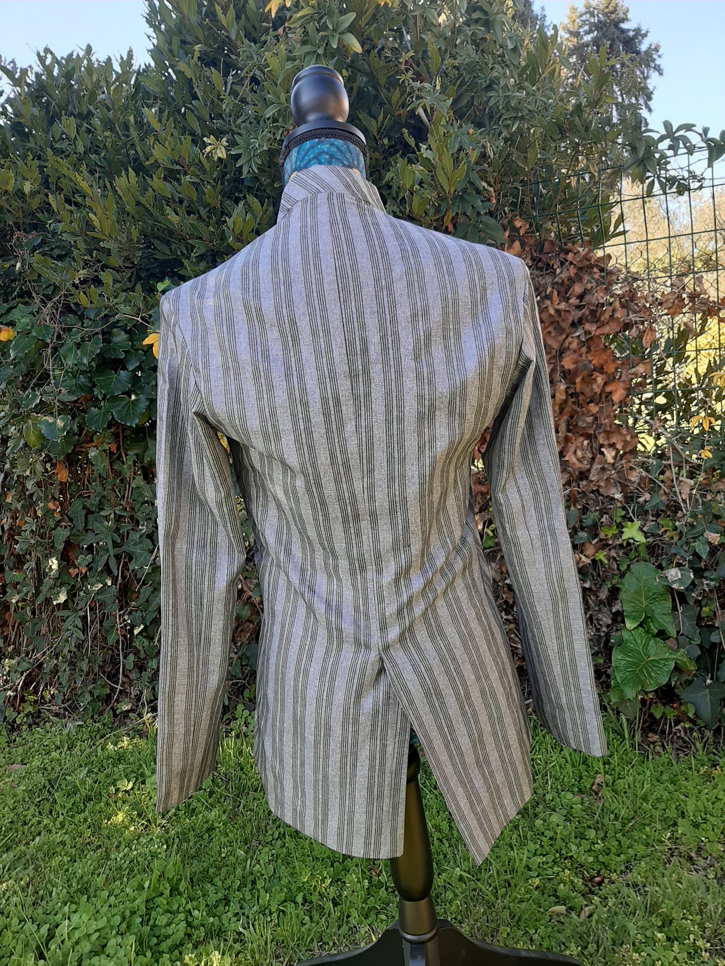 Tailleur gris pour femme