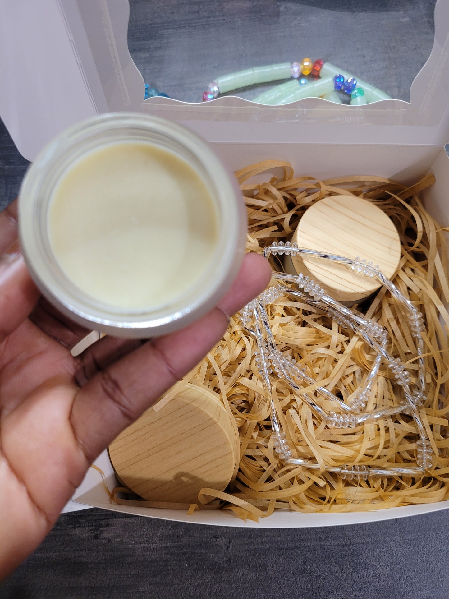 Coffret de 2 pots de karité pur - 30ml/50ml - fait en Afrique