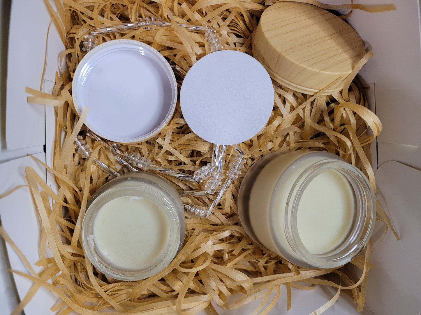 Coffret de 2 pots de karité pur - 30ml/50ml - fait en Afrique