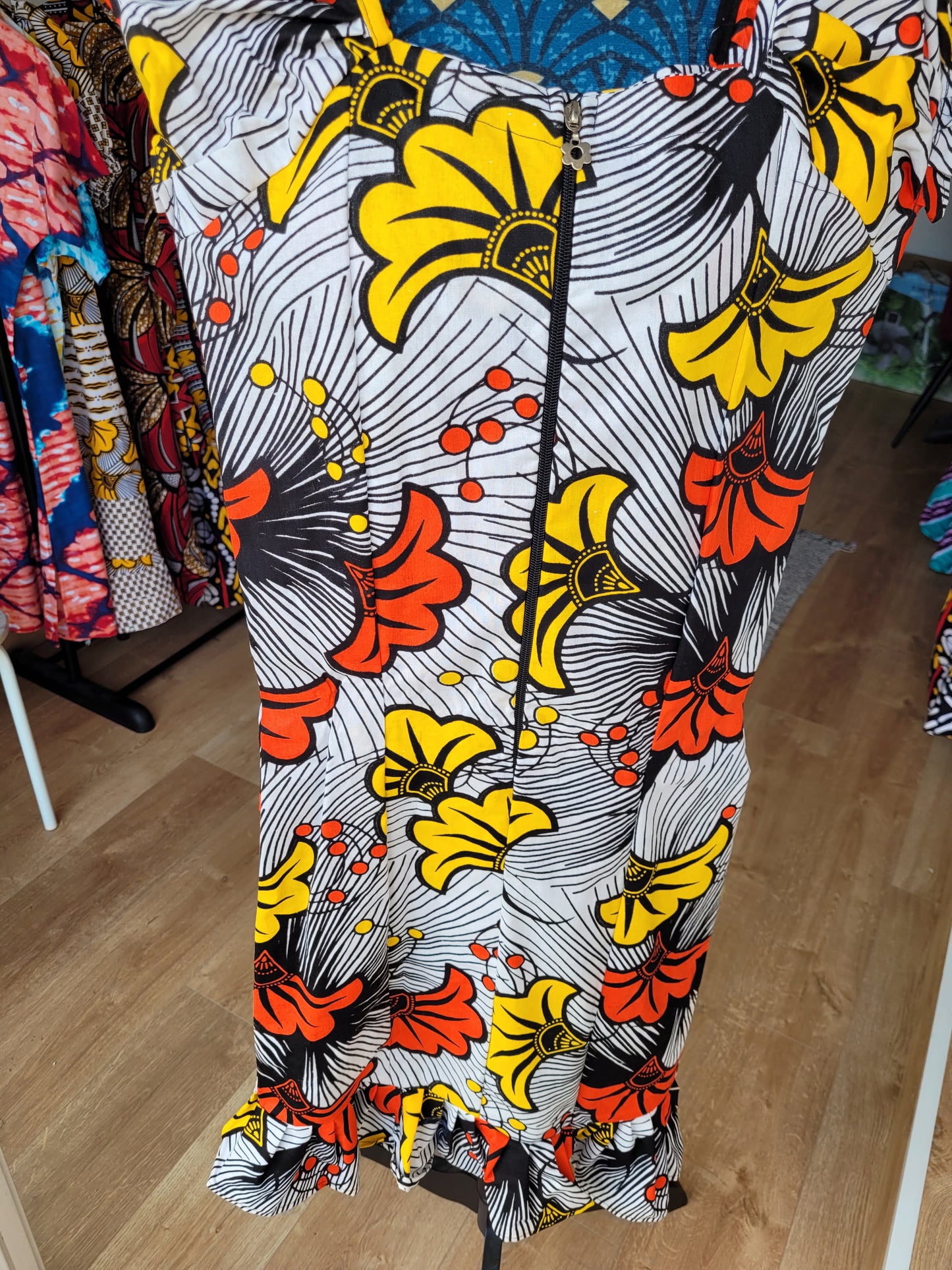 Robe mini fleur du mariage