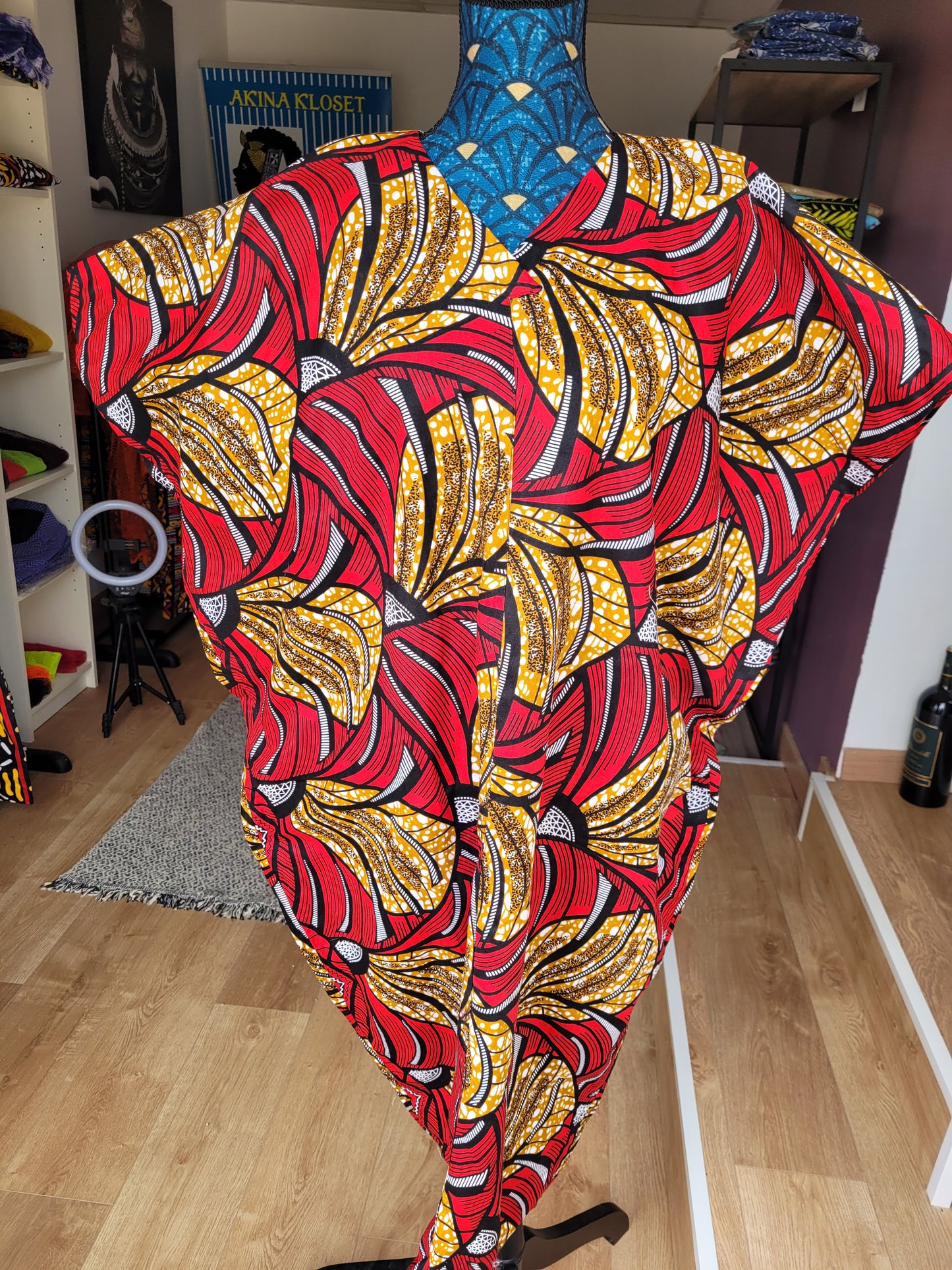 Kaftan rouge