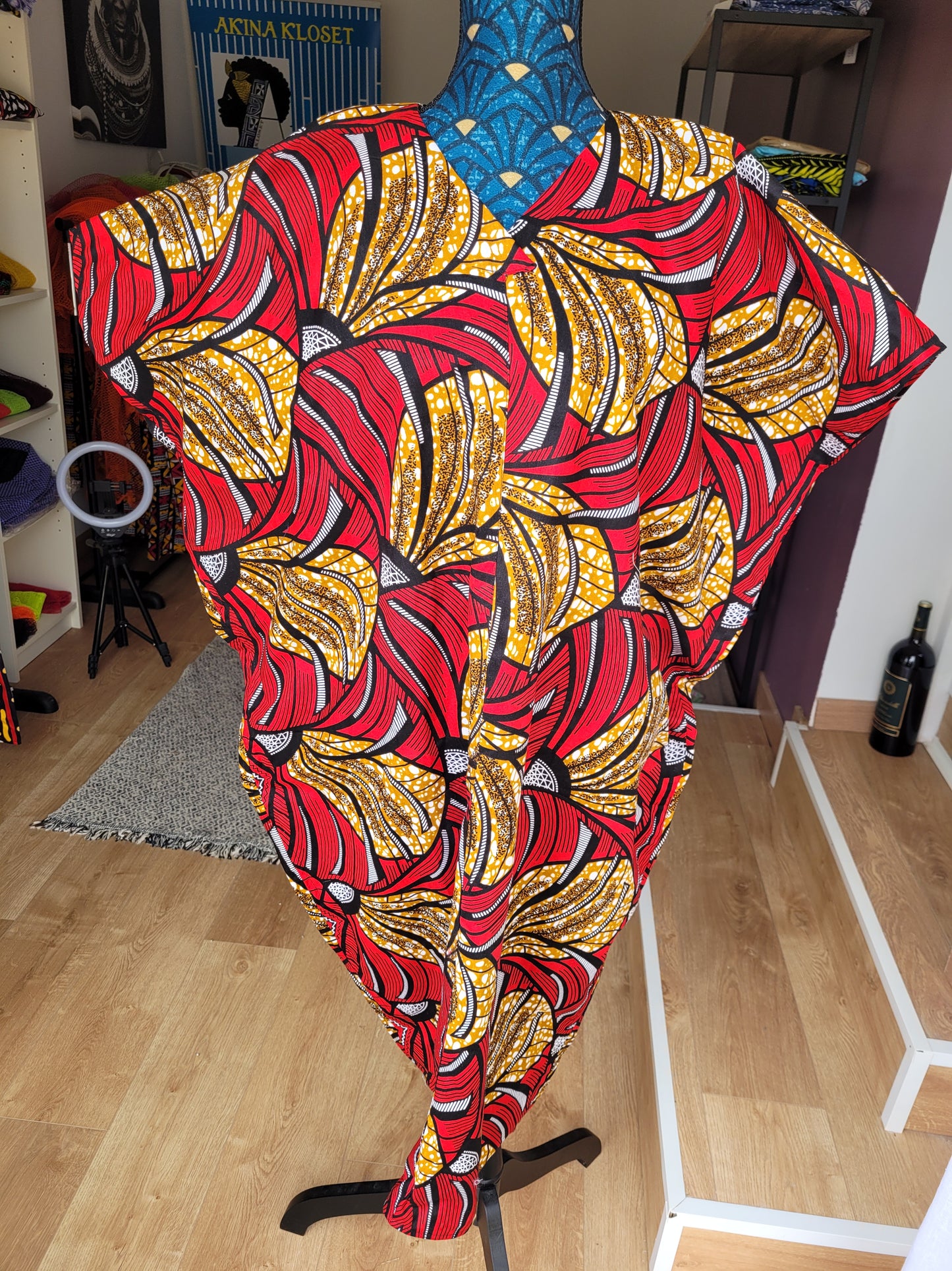 Kaftan rouge