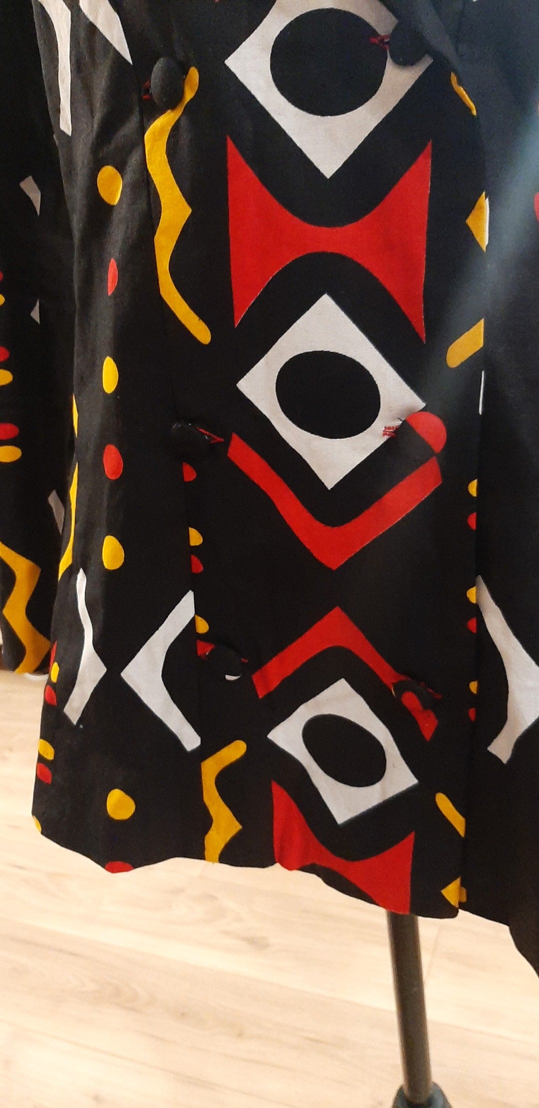 Blazer rouge/noire pour femme made in sénégal