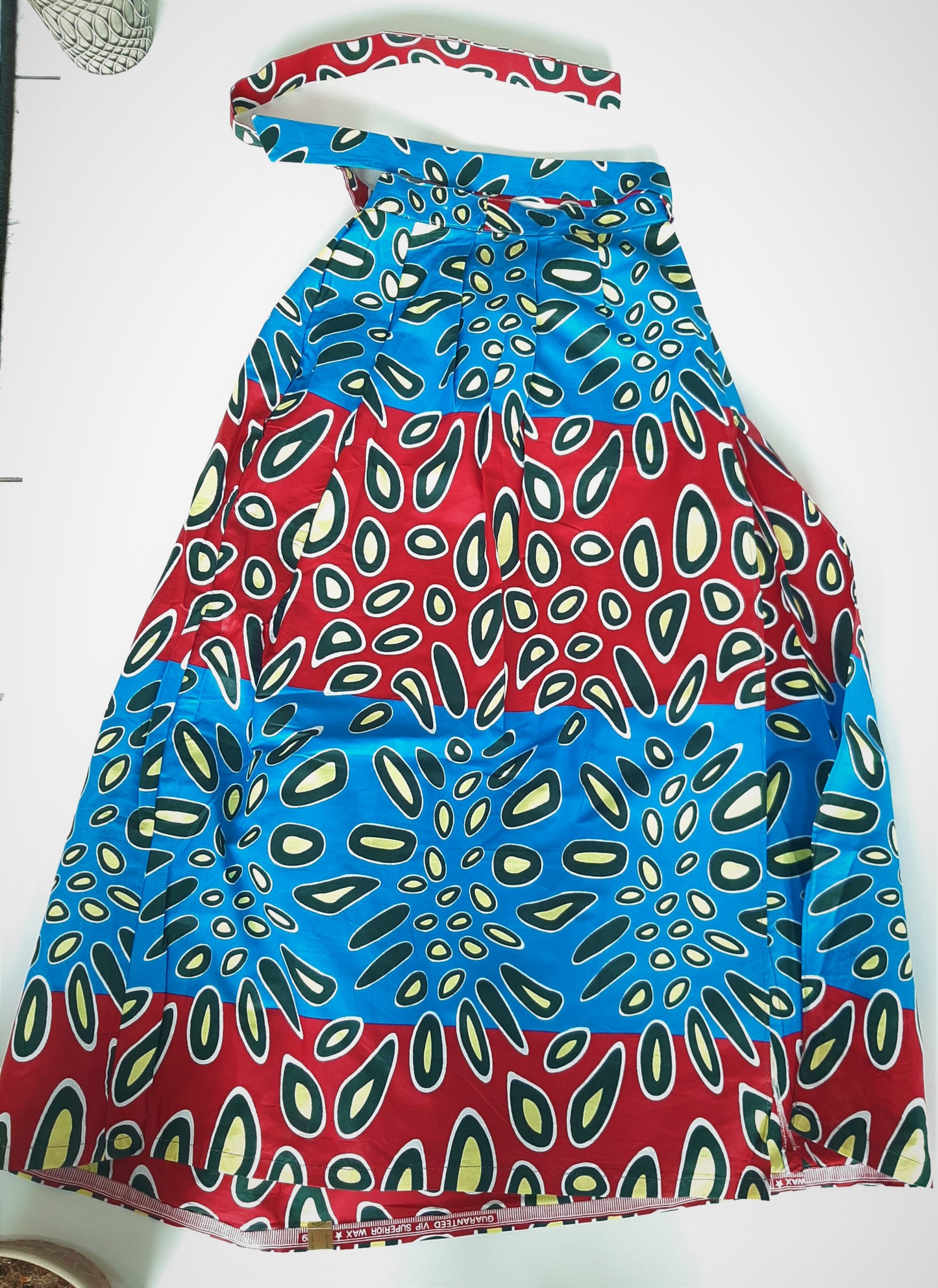Jupe Maxi en tissu bleu