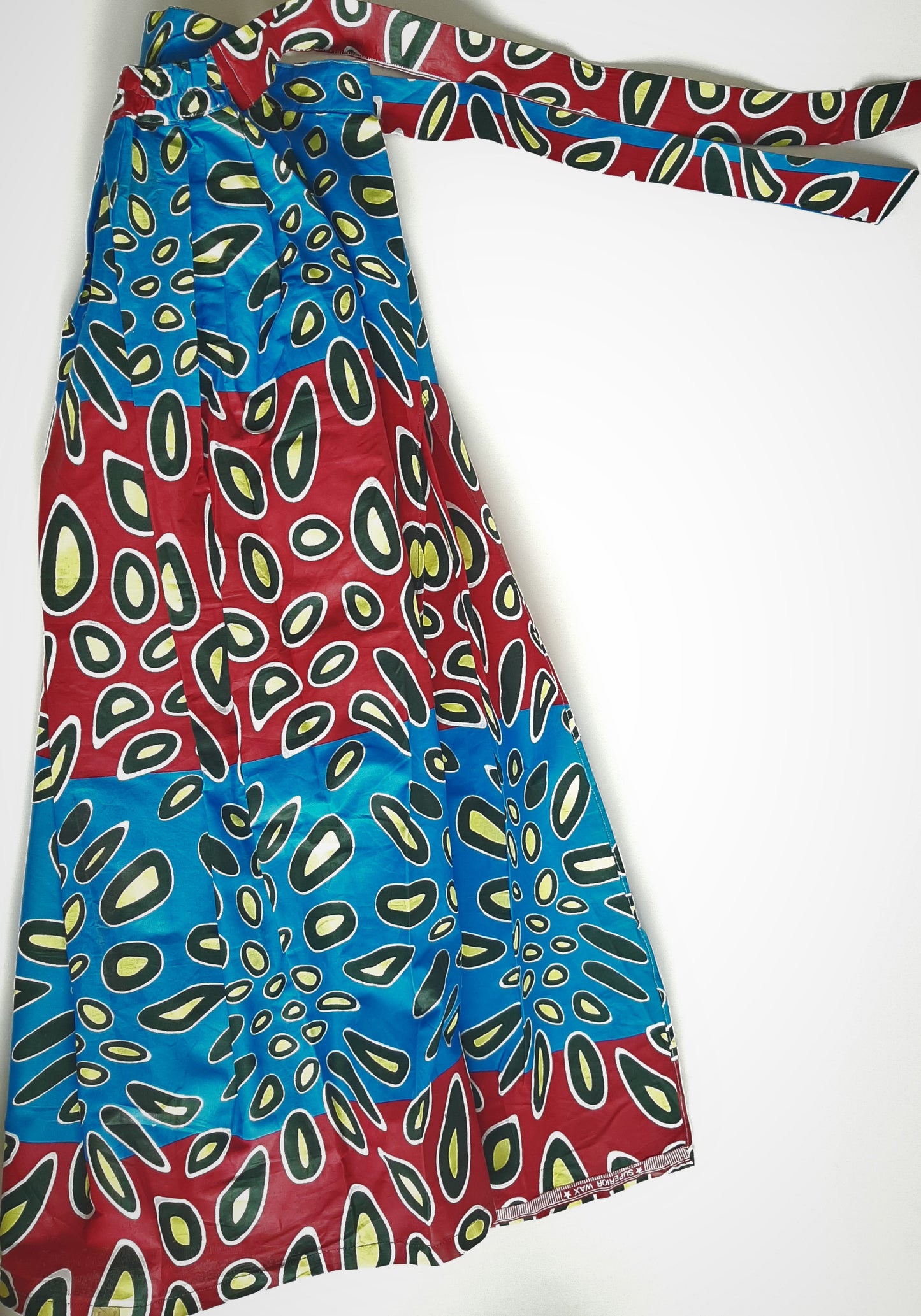 Jupe Maxi en tissu bleu